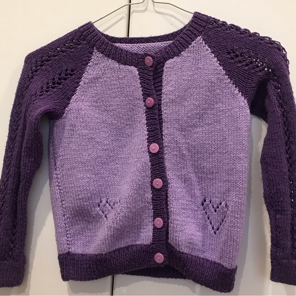 Kids handmade cardigan - Picture 3 of 12